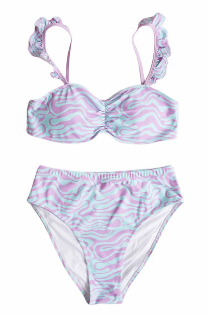 Women's Bikini with High-Waisted Bottom | Wavy Days
