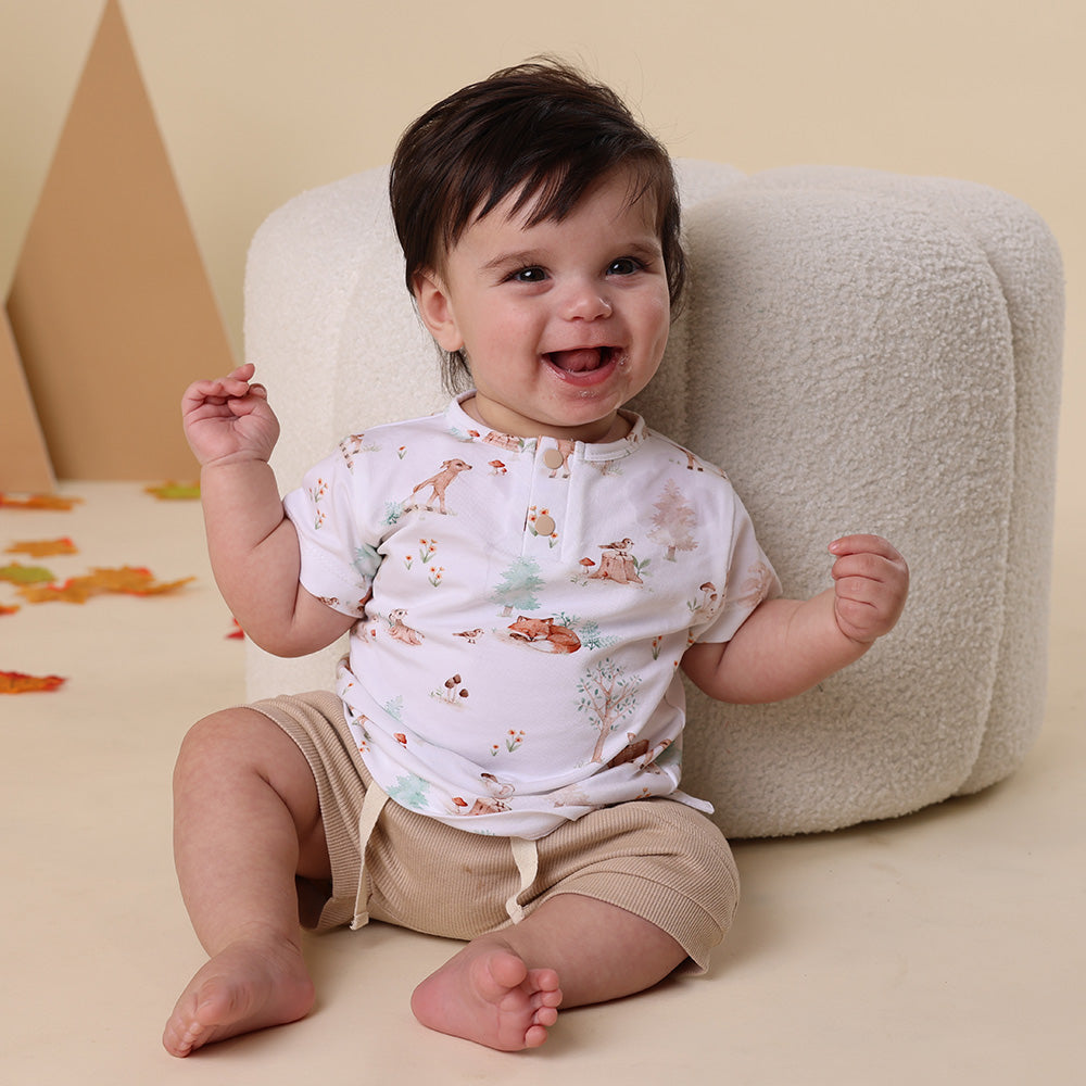 Woodland Tales Organic Short Sleeve Top