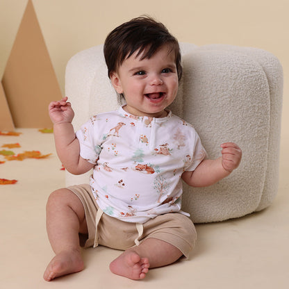 Woodland Tales Organic Short Sleeve Top