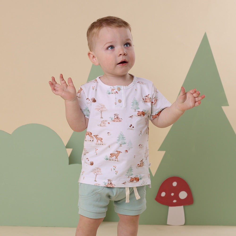 Woodland Tales Organic Short Sleeve Top