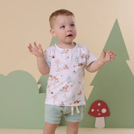 Woodland Tales Organic Short Sleeve Top