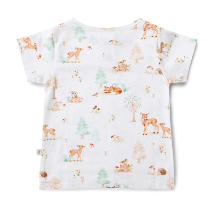 Woodland Tales Organic Short Sleeve Top