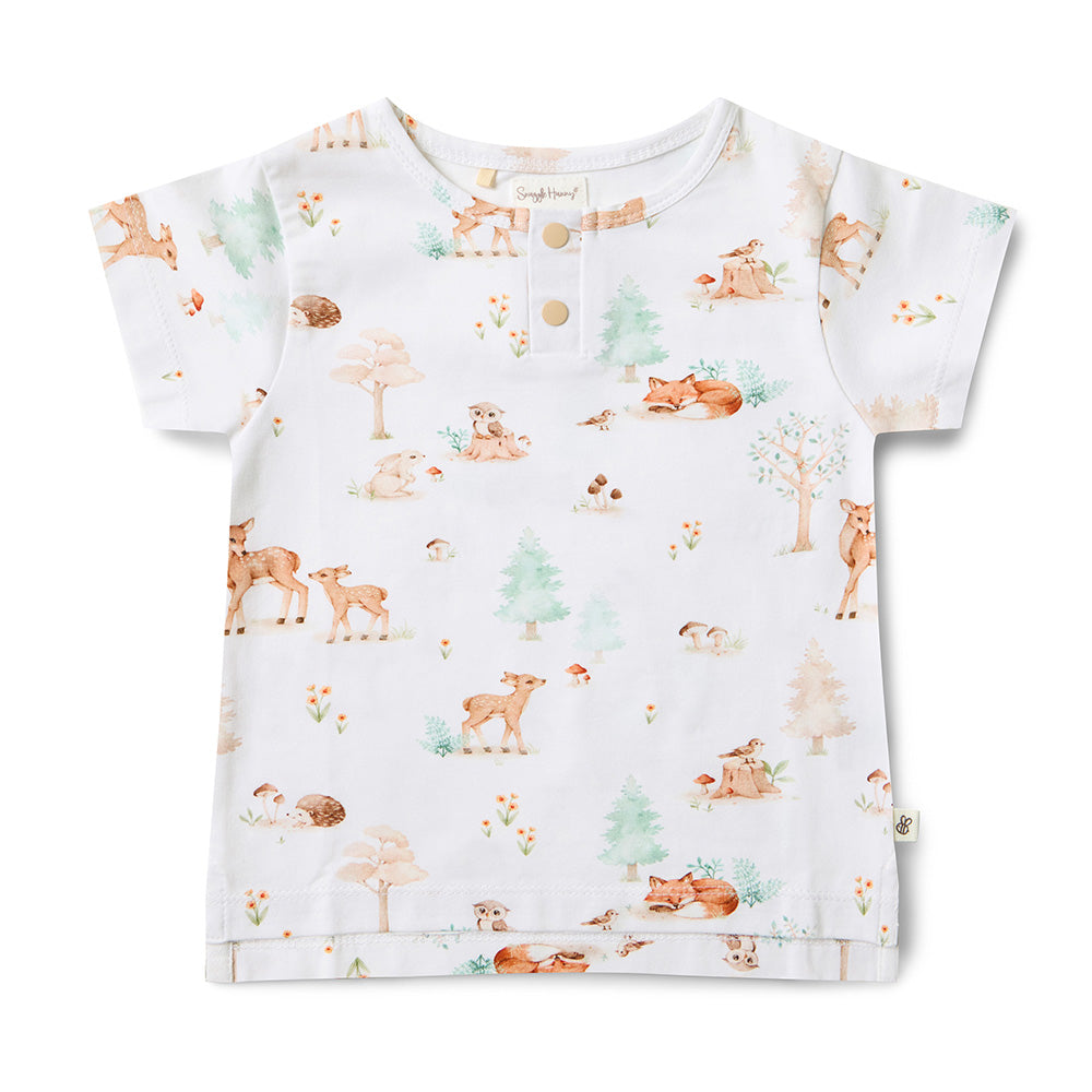 Woodland Tales Organic Short Sleeve Top