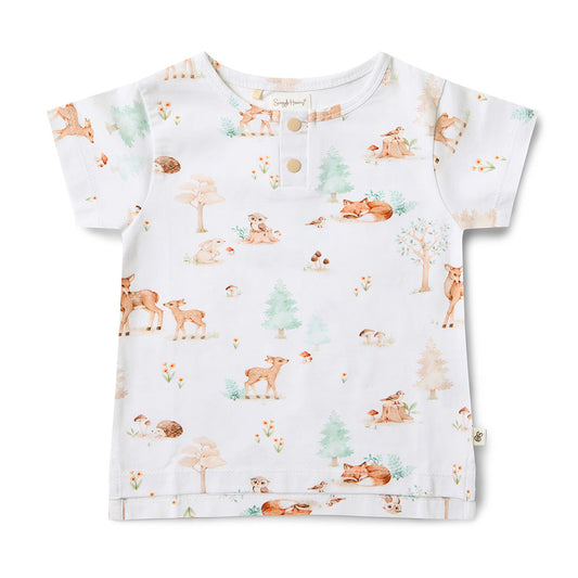 Woodland Tales Organic Short Sleeve Top