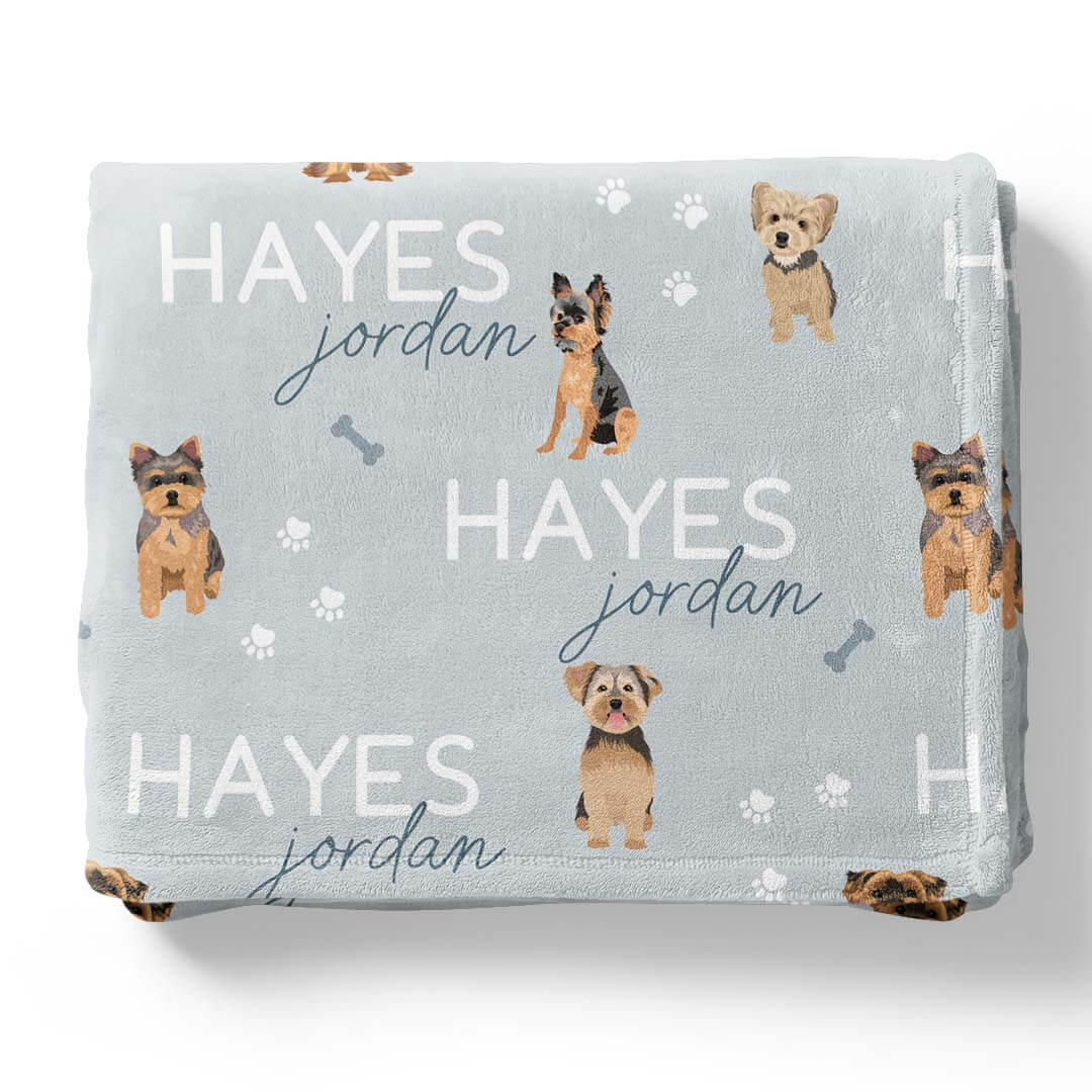 Personalized Kids Blankets | Dog Breeds