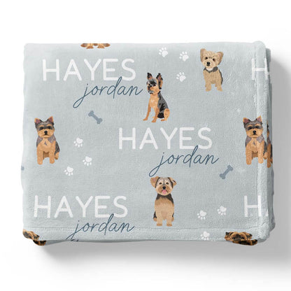 Personalized Kids Blankets | Dog Breeds