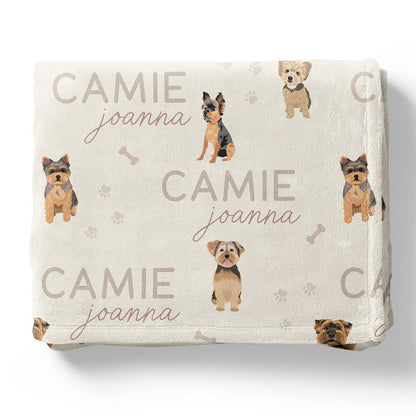 Personalized Kids Blankets | Dog Breeds