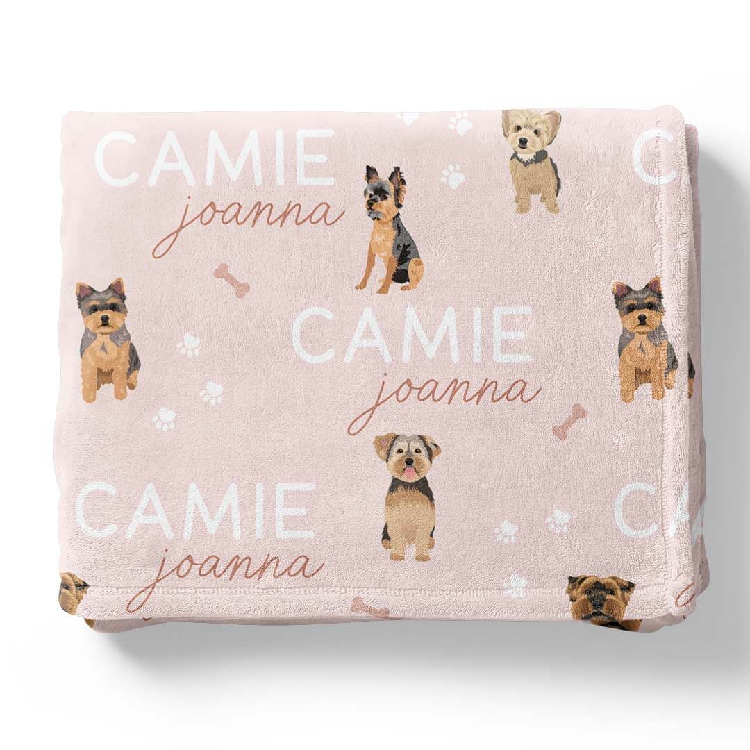 Personalized Kids Blankets | Dog Breeds