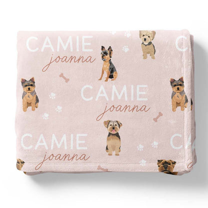 Personalized Kids Blankets | Dog Breeds