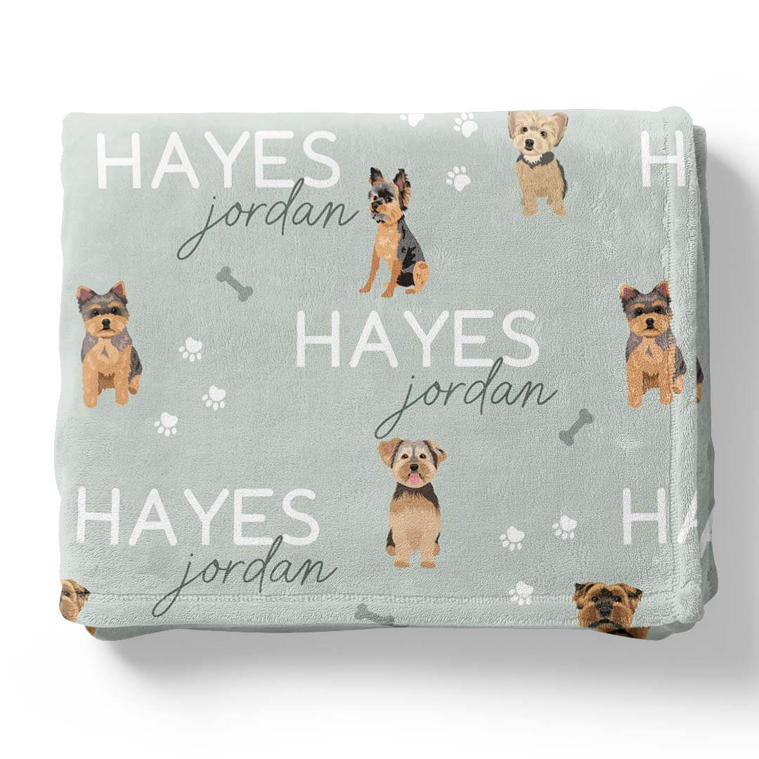 Personalized Kids Blankets | Dog Breeds